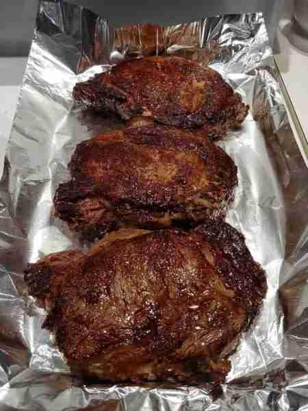 Ribeye steak - Don't LOSE this recipe Ingredients: 2 ribeye steaks 2 tablespoons olive oil 1 teaspoo...