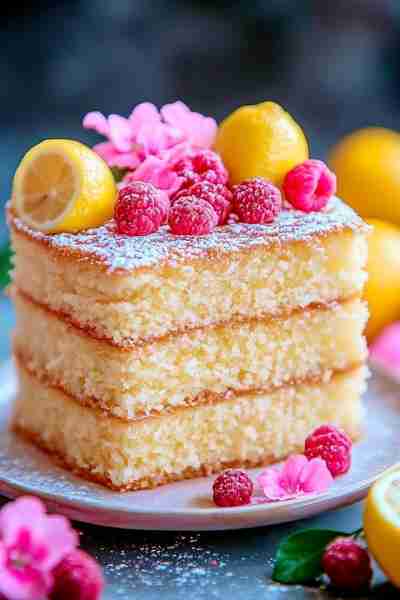 Vanilla Honey Lemon Cake Ingredients For the Cake: 2½ cups (312g) all-purpose flour 2½ tsp baking po...