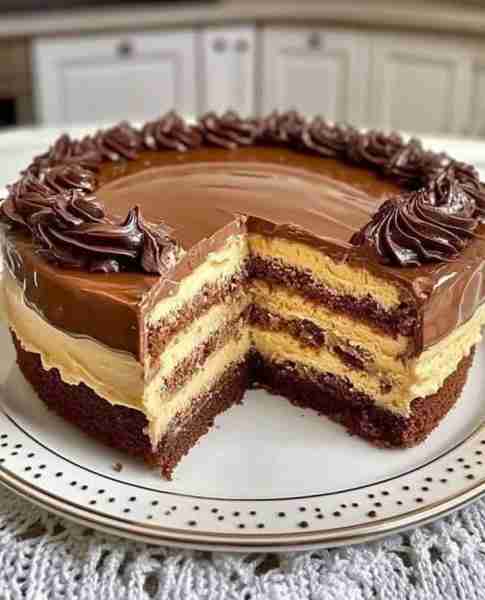 🍫 Decadence Inside and Out: Chocolate Cake with Cream Cheese Filling 🍫🍫 Ingredients For the Choco...