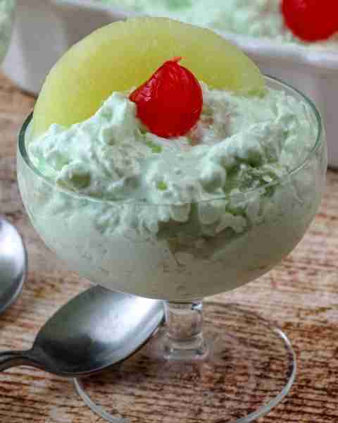 "I remember eating this cottage cheese Jell-o salad when I was a kid!" - Kim