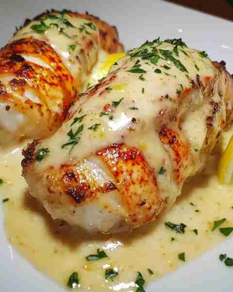 Creamy Garlic Butter Lobster Tails Hey friends I have to share this simple and cozy lobster recipe...