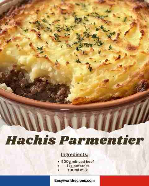 🇫🇷 Hachis Parmentier (French Shepherd’s Pie) 🥔 A beloved French comfort dish—creamy mashed potatoes...