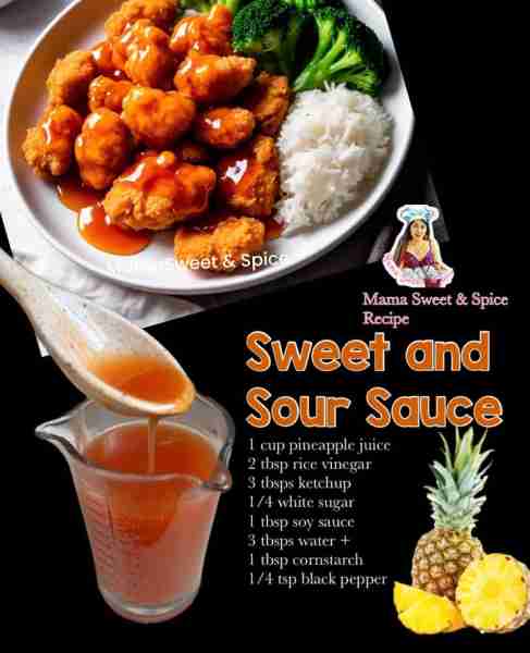 Pineapple Juice - for the best Sweet and sour Sauce! Homemade Sweet and Sour Sauce Recipe So easy to...