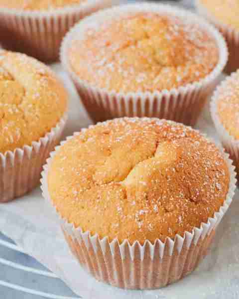 Quark muffins! 🧡 INGREDIENTS 80 g soft butter 120 g of sugar 1 pinch of salt 3 eggs (size M) 150 g...