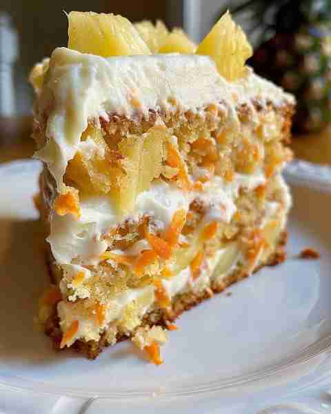 Hawaiian Pineapple Carrot Cake Yield: 12–16 servings Prep Time: 30 minutes Cook Time: 30–35 minutes...