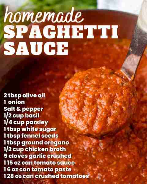 RECIPE: https://thestayathomechef.com/spaghetti-sauce/ I make this in huge batches to freeze it in g...
