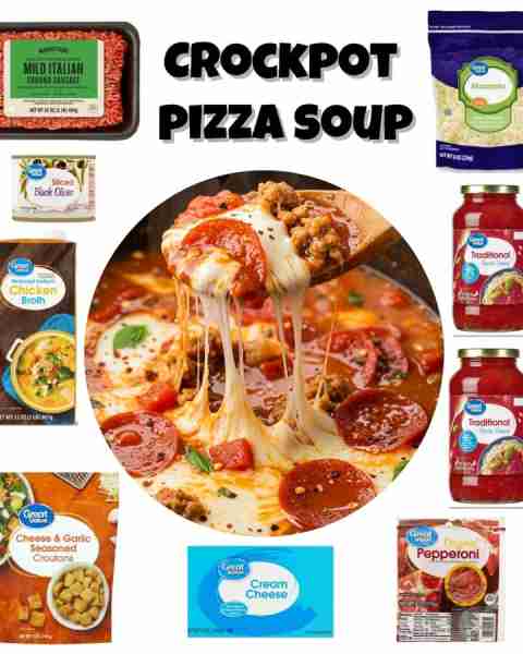 ✨ Crockpot Pizza Soup ✨ What Makes It Irresistible? This comforting, cheesy, flavor-packed soup ta...