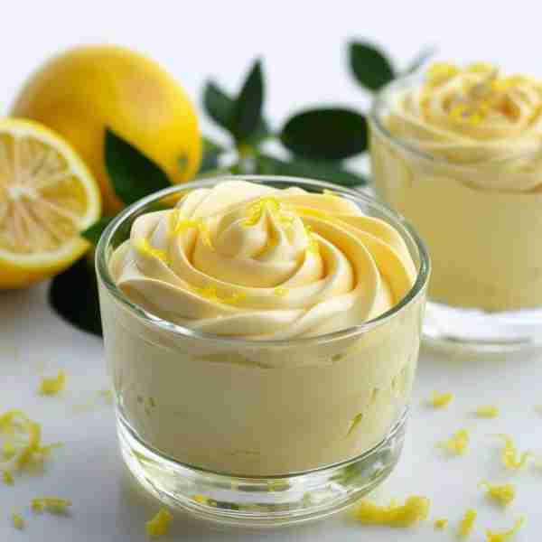 Easy 3-Ingredient Lemon Mousse 🍋 Ingredients: • 1 cup heavy cream • ½ cup sweetened condensed milk...
