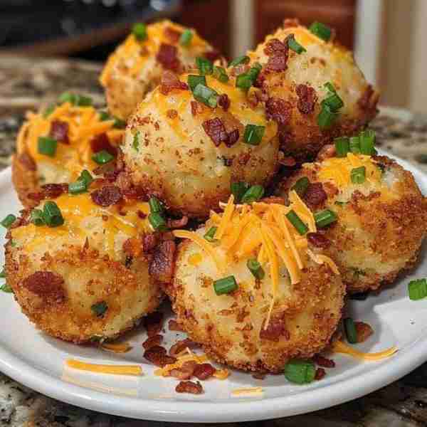 Air Fryer Mashed Potato Balls Ingredients 3 cups remaining mashed potatoes 1/2 cup shredded cheddar...