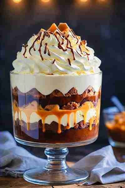Raspberry Fudge Brownie Trifle Serves: 12–14 Prep Time: 30 mins Chill Time: 1–2 hours --- Ingredient...