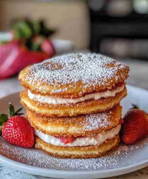 📌📌📌⤵️⤵️🍓 FRIED STRAWBERRY CHEESECAKE SANDWICHES 🍰 (Absolutely delicious)👇👇👇✍️📌⤵️⤵️⤵️📌📌📌...