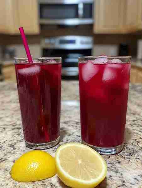 Vegan Blackberry Basil Lemonade