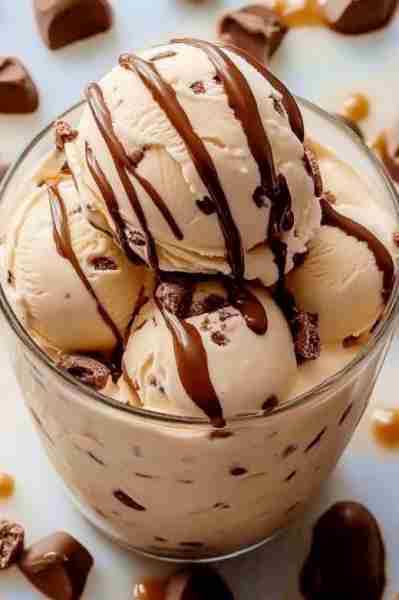 HOMEMADE MOOSE TRACKS ICE CREAM (No-Churn) with no gaps or spacing issues: INGREDIENTS 2 cups heavy...