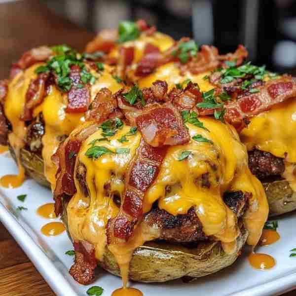 Ranch Bacon Cheeseburger Stuffed Tater Kegs Ingredients: 8 large tater tots or mini baked potatoes...