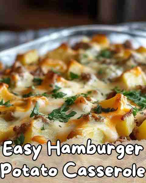 ⬇️ Easy Hamburger Potato Casserole Recipe 😋⬇️ This delicious and comforting hamburger potato casser...