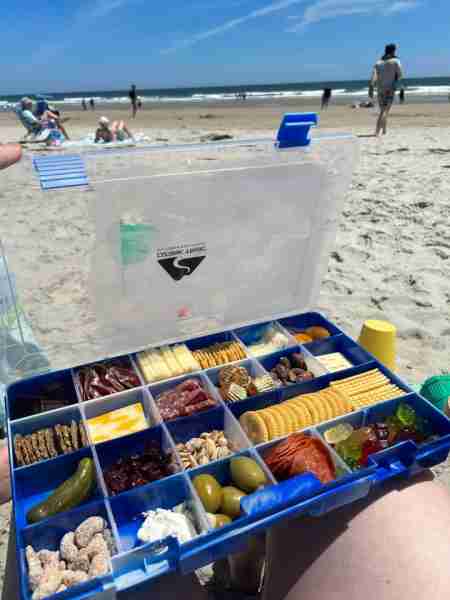 Great way to take a charcuterie board to the beach or on boat trips! Or anywhere for that matter! I...