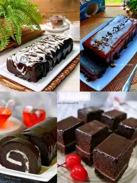DOUBLE CHOCO ROLL CAKE Bahan : - 4 butir telur - 60 gr gula pasir halus - 50 gram terigu protein ren...