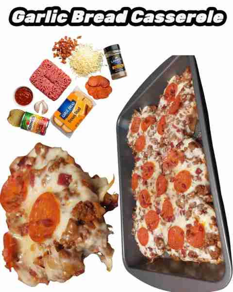 ✨ Garlic Bread Casserole ✨ What Makes It Irresistible? This hearty casserole combines savory groun...