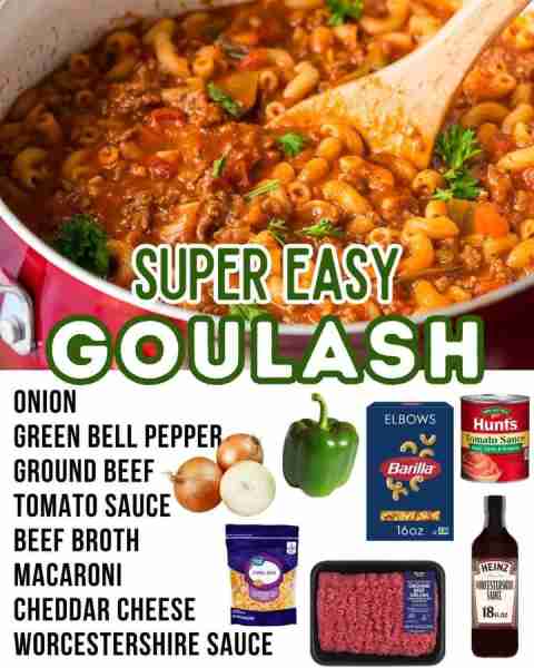 Craving something cozy? This easy Goulash recipe is the perfect answer to your weeknight dinner need...