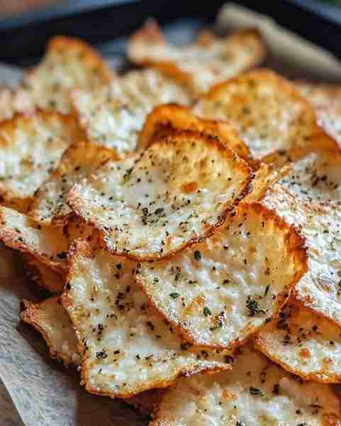Cottage Cheese Chips: Crispy, Low-Carb Snack Recipe 🧀 Ingredients: 1 cup cottage cheese (small curd...