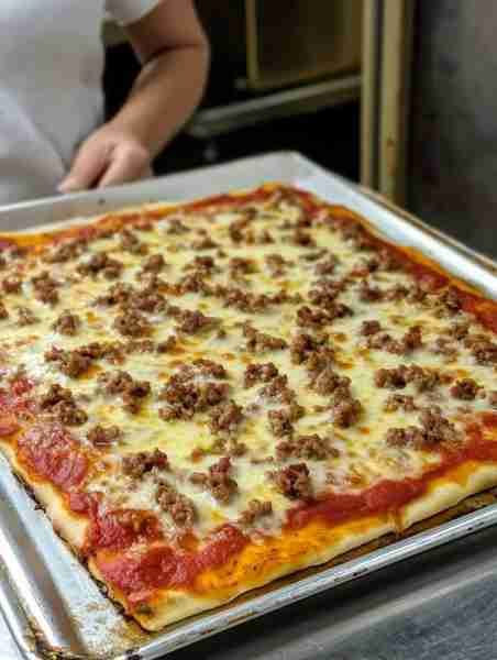 The School Pizza Recipe- Don't Lose This Recipe 😋 Ingredients Crust: 2-2/3 cup flour 3/4 cup powder...