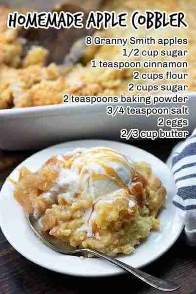 Apple Cobbler INGREDIENTS For the apple filling ▢8 large Granny Smith apples ▢1/2 cup sugar to taste...