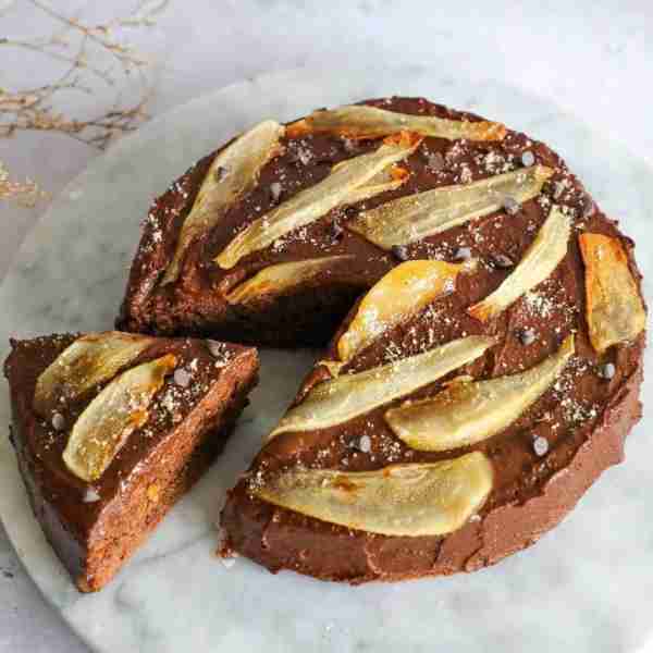 Dive into the sweet harmony of chocolate and pear with every bite of this moist, flavorful cake. Whe...