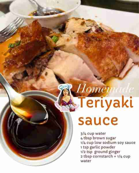 My homemade version of Teriyaki sauce! Ingredients: 3/4 cup water 4 tablespoons packed light brown...