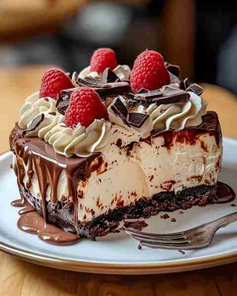 🍫 No-Bake Chocolate Cheesecake Delight 🍫 A rich and creamy dessert that combines the lusciousness...