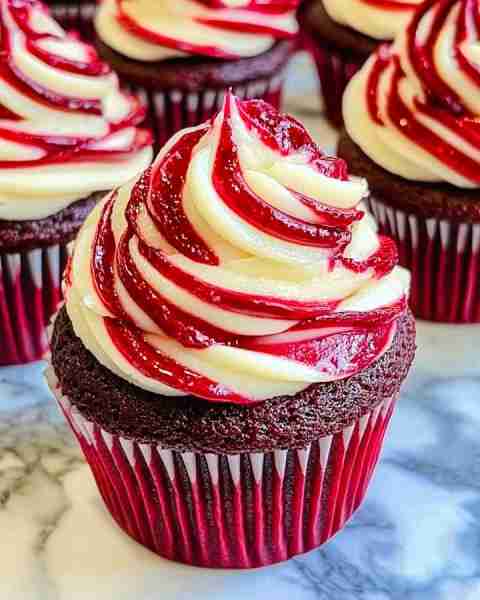 Red Velvet Marble Cupcakes 📝 Ingredients For the Cupcakes: • 1 1/4 cups all-purpose flour • 1 tbsp...