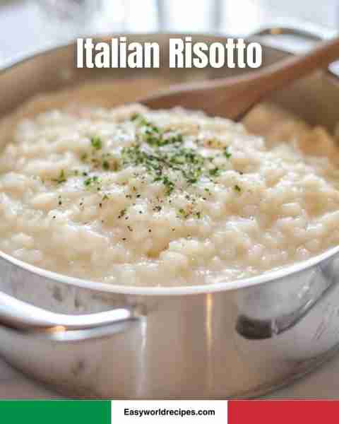 🍚 Italian Risotto 🇮🇹🧈 Creamy, slow-stirred rice with Parmesan—pure Italian comfort! 😋 Full recipe...