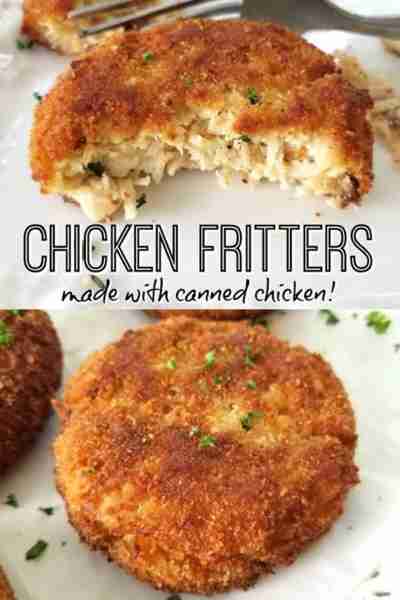 Crispy Chicken Fritters! 💖 A simple 5 ingredient recipe, easily made into Delicious kid-friendly ch...