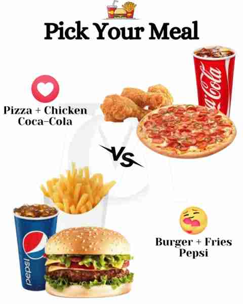 ❤️ Pizza + Chicken + Coca-Cola – The Ultimate Feast Combo 🍕🍗🥤 Pizza, fried chicken, and Coca-Cola...