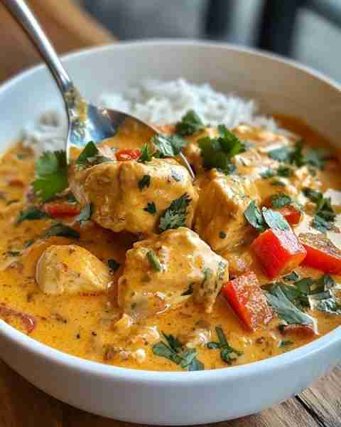 🍛 Creamy Coconut Chicken Curry with Rice 🌾🥥 Prep time: 10 minutes Cook time: 20 minutes Servings:...