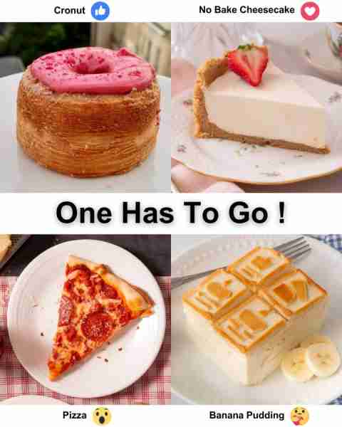 Pizza 🍕 Cronut 🍩 Half croissant, half donut—100% indulgence. The cronut's buttery layers and sweet...