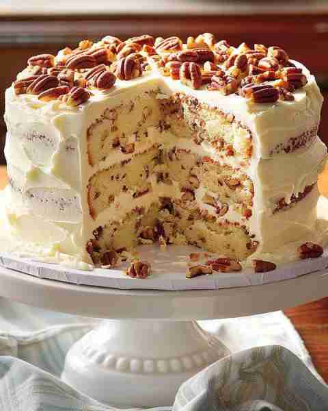 Butter Pecan Layer Cake Toasted Butter Pecans 1½ cups chopped pecans 3 tbsp unsalted butter Instruct...