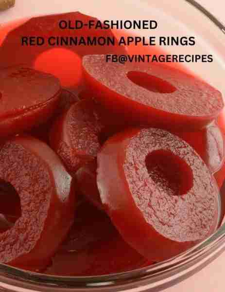 My mum always served these with pork chops or pork roast. A Taste of Nostalgia! OLD-FASHIONED RED C...