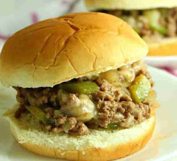 Cheesesteak Sloppy Joes! 😋 Yum! Ultra Gooey Cheese Bomb Sloppy Joe’s – Philly style! RECIPE BELOW!