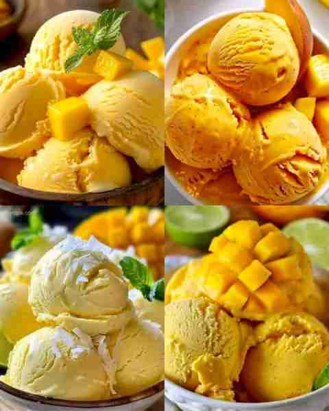 Manggo ice cream 🤤