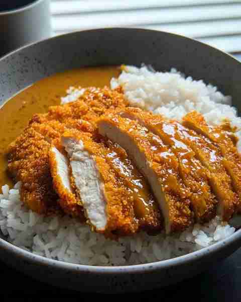 🔥 Epic Crunchy Chicken Katsu Curry Bowl 🍛 ⏱ Prep Time: 20 mins 🍳 Cook Time: 25 mins 🍽 Servings: V...