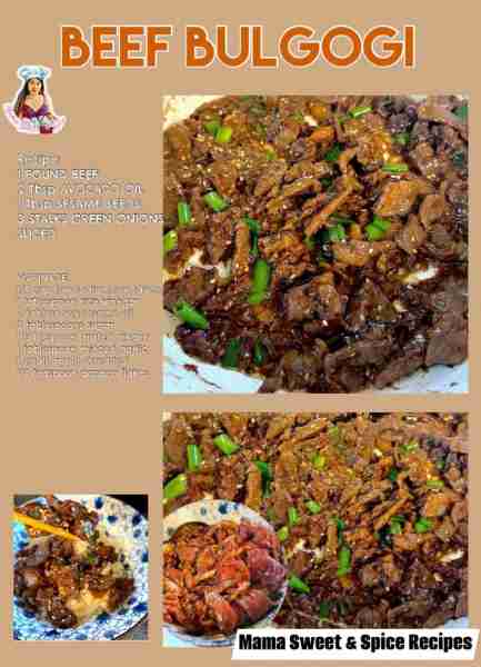 Savory Beef Bulgogi 💗 This homemade recipe for Korean style Beef #bulgogi tastes better than takeou...