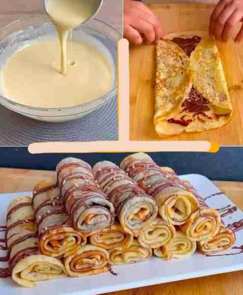 Crepes recipe🥰 INGREDIENTS: eggs 6 flour type 00 500gr milk 1lt ⭐ Continue Reading 📖 👇 The Full...