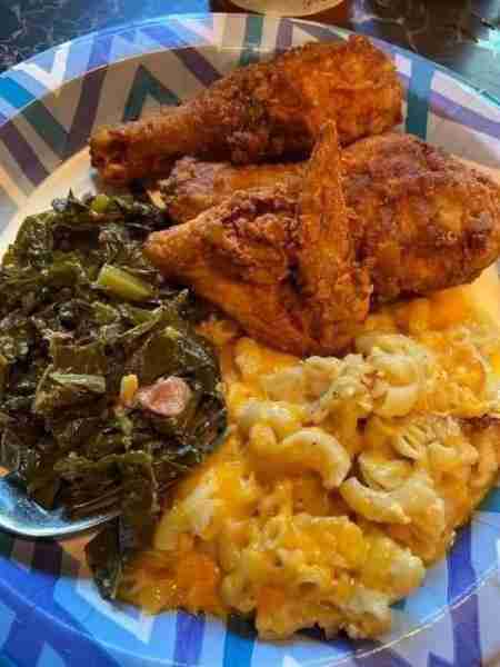 Made Fried chicken baked Mac cheese collard greens ! I love this quick & easy recipe and it’s a trea...