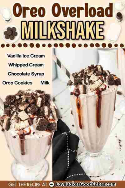RECIPE - https://www.lovebakesgoodcakes.com/oreo-overload-milkshake/ OREO Overload Milkshake is a de...