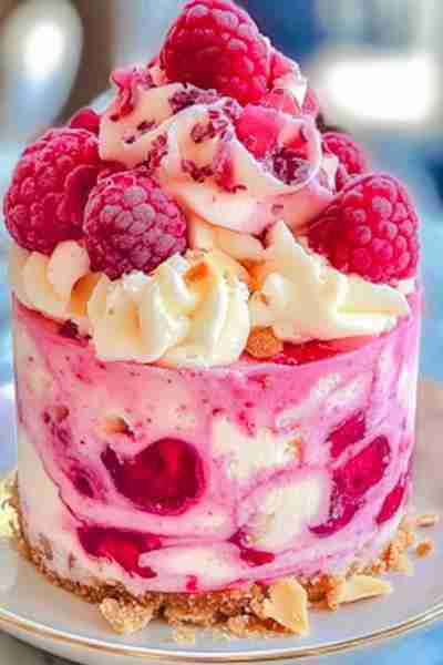 SUMMER RASPBERRY CHEESECAKE ICE CREAM INGREDIENTS For the ice cream base: 2 cups heavy whipping crea...