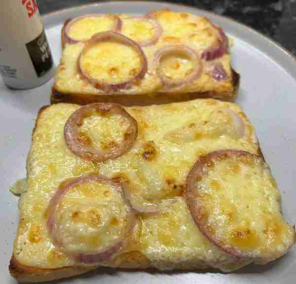 Cheese & Onion Toast by Jenny
