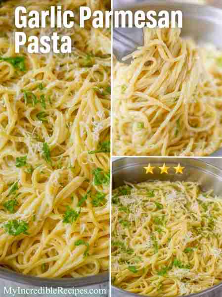 Incredible Garlic Parmesan Pasta!! 🍝 RECIPE BELOW! ⭐️ Just a few ingredients to make big Flavor in...