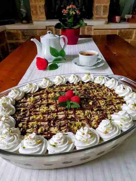 PISTACHIO NUTELLA TIRAMISU 🌹 This is my most requested Tiramisu! If you've never made this, you def...