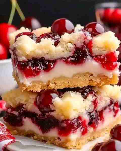 Christmas Cherry Cheesecake Bars 🎄🍰 Ingredients: Sugar Cookie Mix: 8.5 ounces Cold Unsalted Butter...