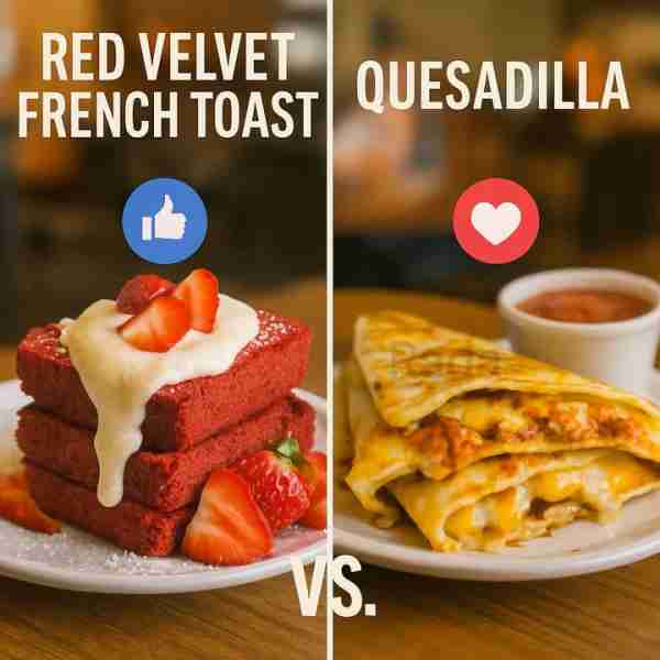 Red velvet French toast 🤤🤤🥪😍❤️❤️😎